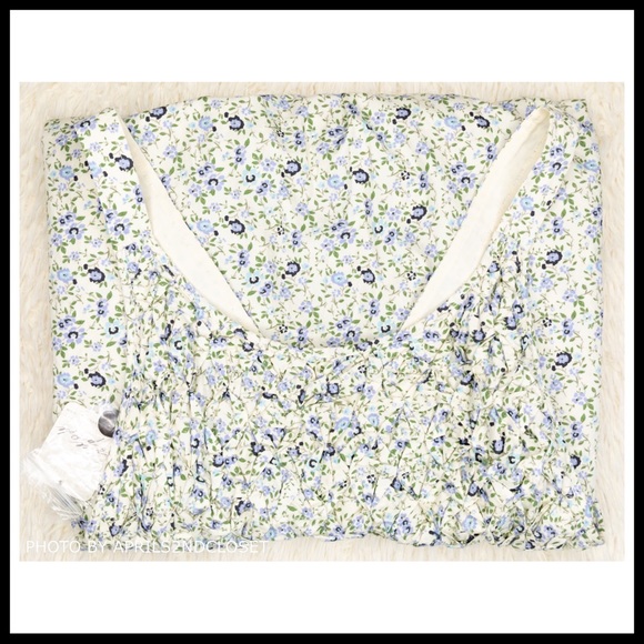 FREE PEOPLE BOHO FLOWY MINI DRESS BOHEMIAN PRINT POCKETS A3C - Picture 7 of 16